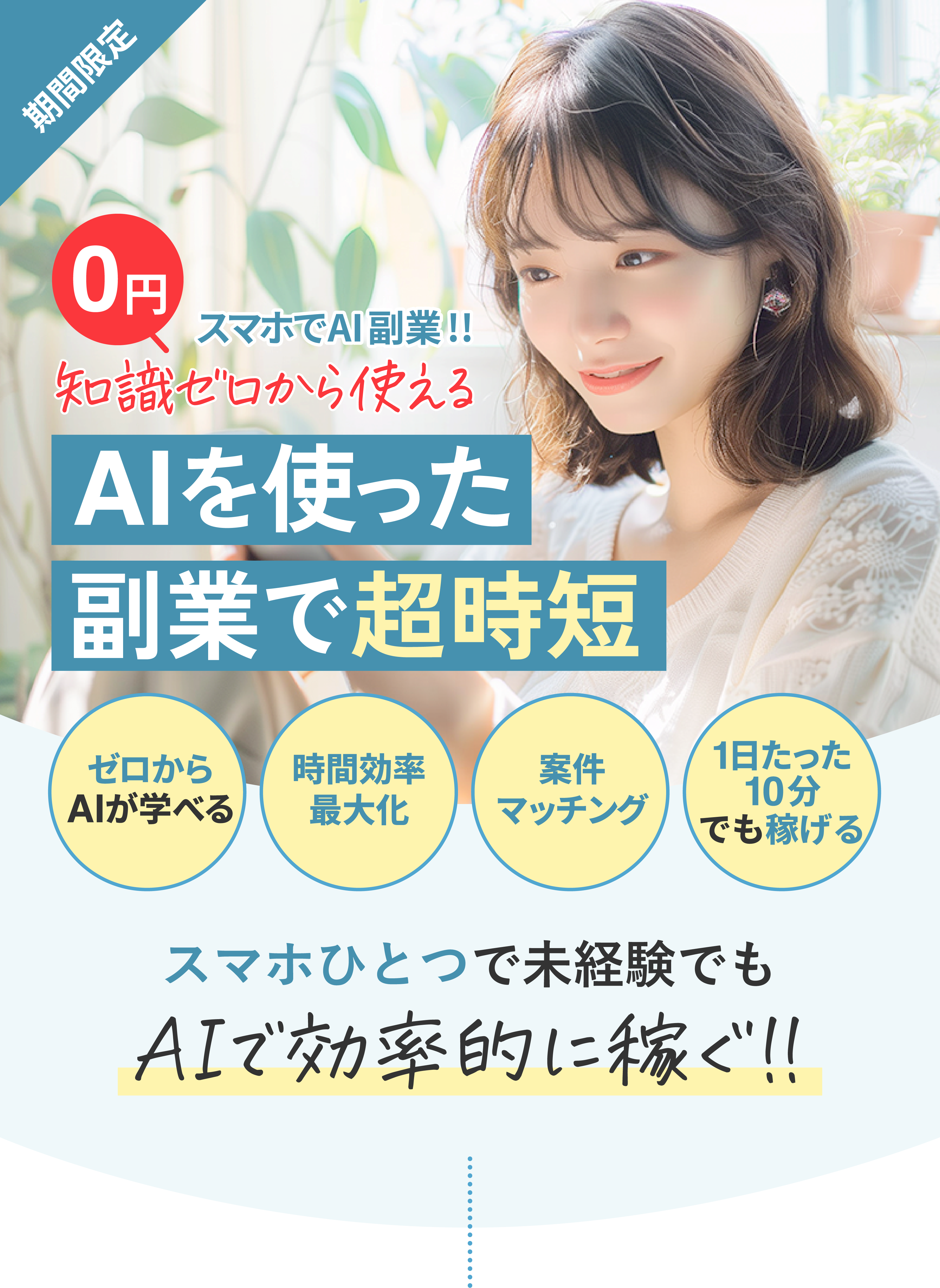 AIを使った副業で超時短